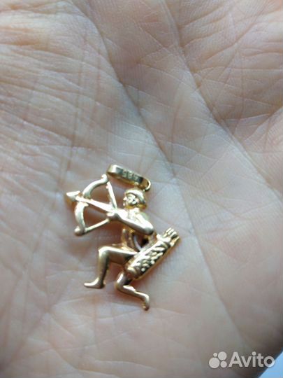 Подвеска 585 пробы Стрелец