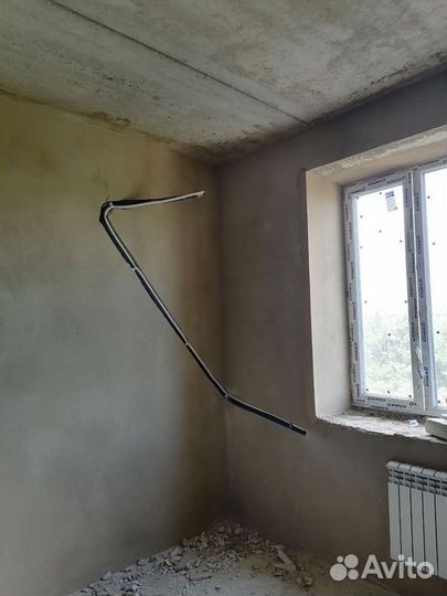 Монтаж кондиционеров, закладка трассы