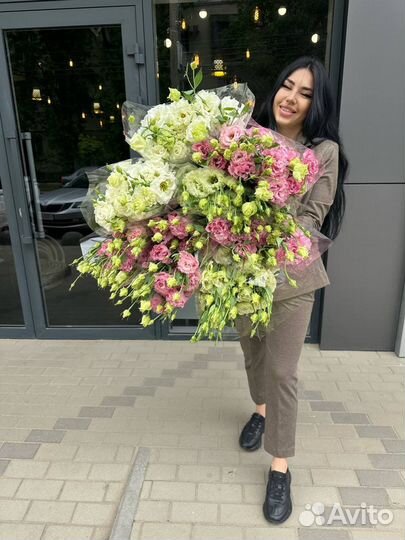 Эустома букет