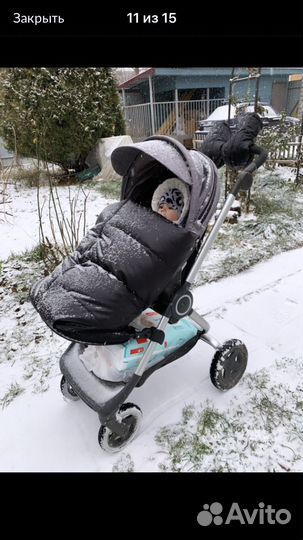 Коляска stokke scoot накидка на ножки