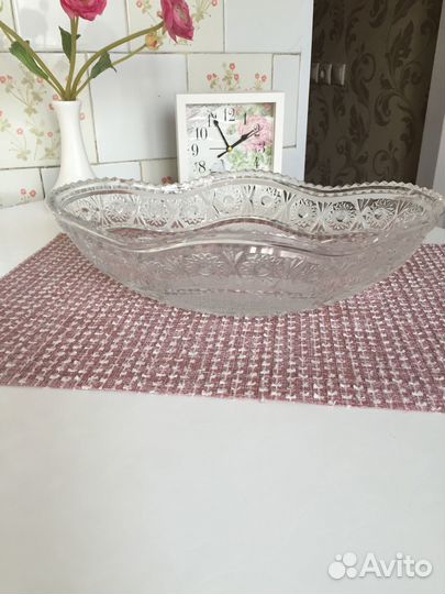 Ваза хрусталь для фруктов