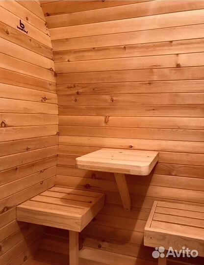 Баня бочка Квадро 3 м