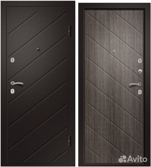 Входная дверь со щитом мдф Ника 120 (Новосибирск)