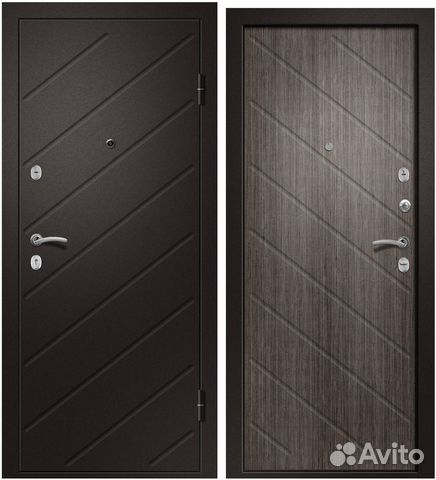 Входная дверь со щитом мдф Ника 120 (Новосибирск)