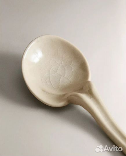 Керамическая сервировочная ложка Zara home