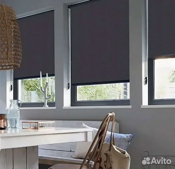 Установка жалюзи, рулонных штор, карнизов