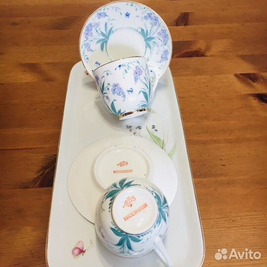 Чашки костяной фарфор лфз