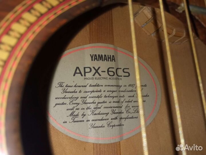 Гитара yamaha APX-6CS
