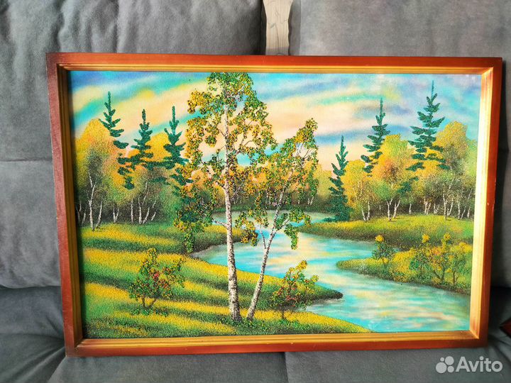 Картина из каменной крошки