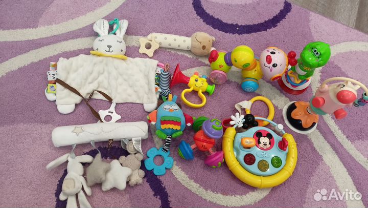 Детские игрушки до 1 года пакетом