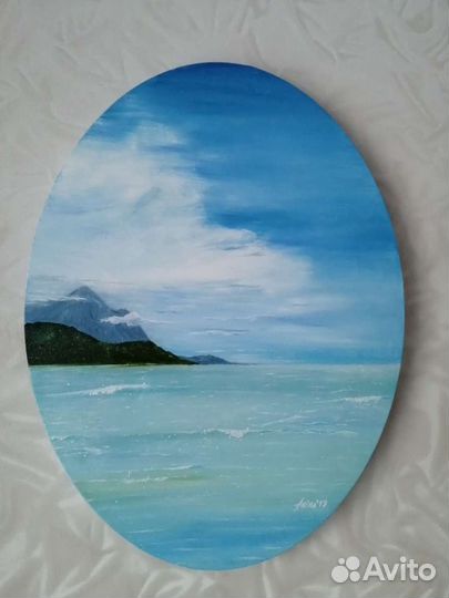 Картины, на подрамнике и холсте. Торцы прокрашены