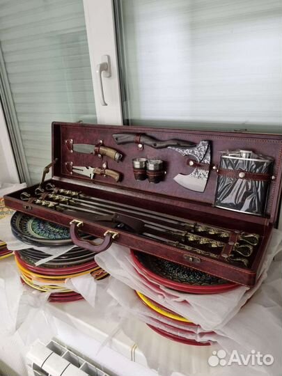 Подарочный набор для мужчины с шампурами