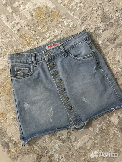 Джинсовая юбка