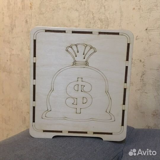 Копилка деревянная