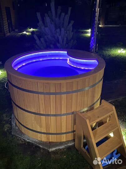 Баня на дровах + Купель