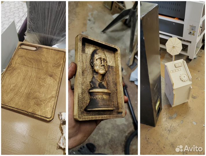 Фрезерная резка фанеры, мдф, щитов до 40мм на чпу