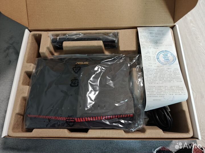 Роутер wifi 6 /ax Asus RT-AX86U регион US 1000mW