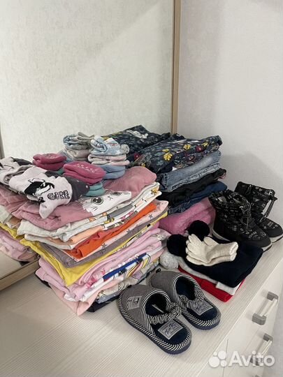 Детские вещи пакетом на девочку 80 86 92