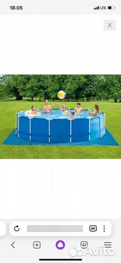 Каркасный бассейн 457х122