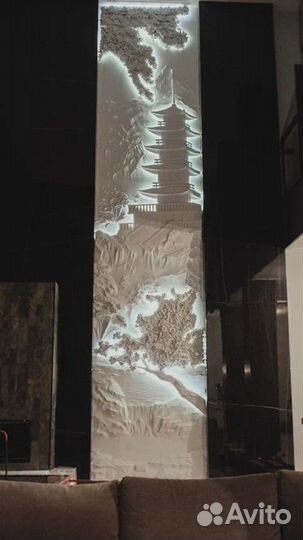 Барельеф / Панно Пагода