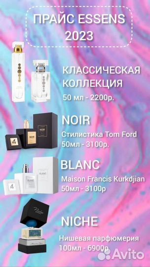 Духи мужские и женские