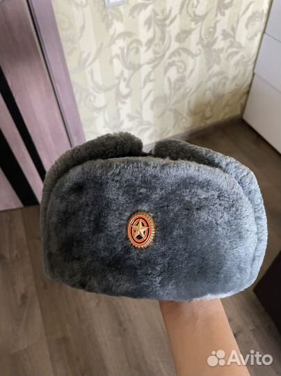Шапка ушанка меховая