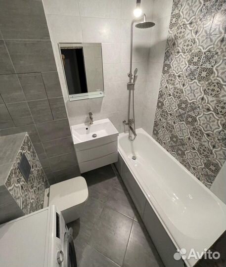 Ремонт ванной комнаты.Ремонт санузла под ключ