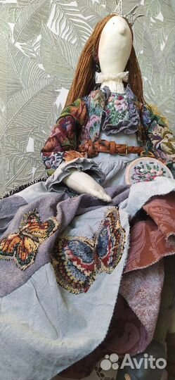 Большая интерьерная кукла Тильда. Рост 1 метр