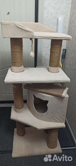 Домик для кошки с когтеточкой