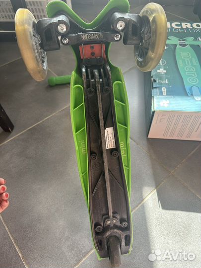 Самокат Micro mini deluxe колеса led