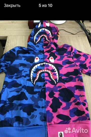 Кофта Bape Shark