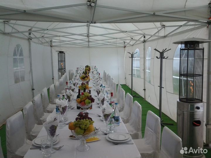 Аренда шатров на свадебное мероприятие