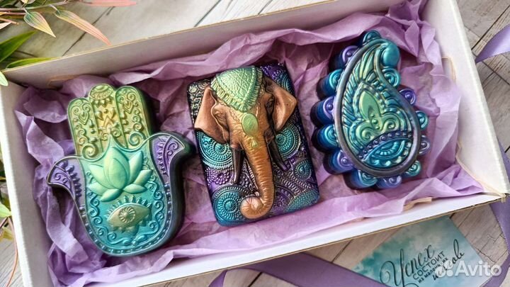 Набор из мыла ручной работы 