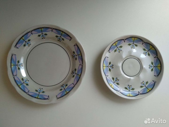Блюдца 2 шт. Малое и среднее