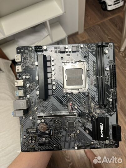 Материнская плата asrock B650M-H/M + Блок питания