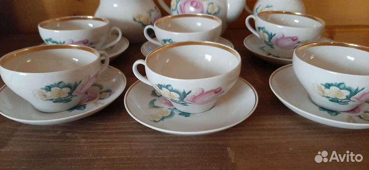 Чайный сервиз Дулево 1987 год