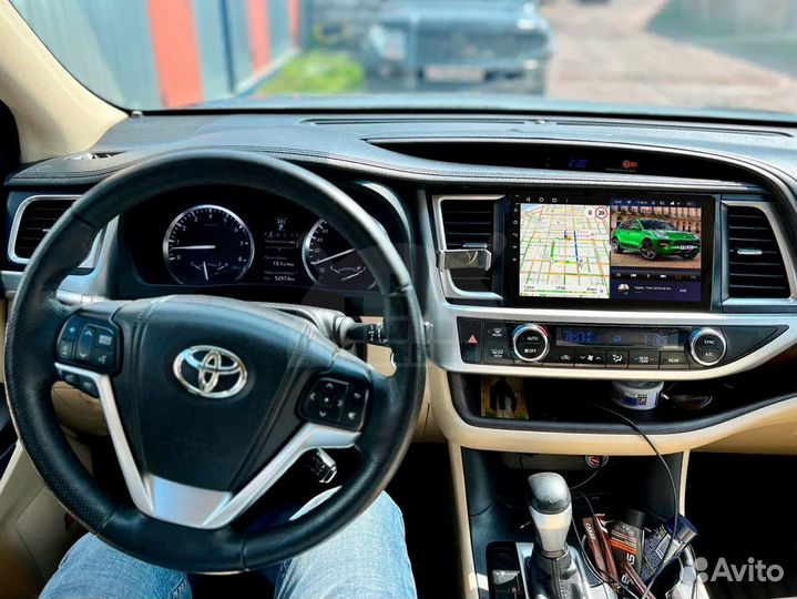 Магнитола 3.32 qled Toyota Highlander 13-2019