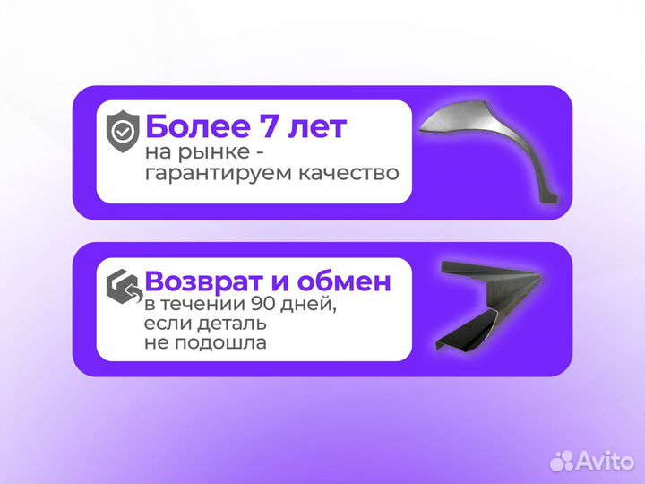 Ремонтные пороги и арки для seat Белорецк