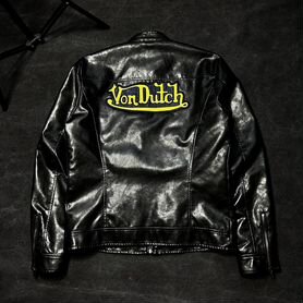 Кожаная куртка Von Dutch оригинал