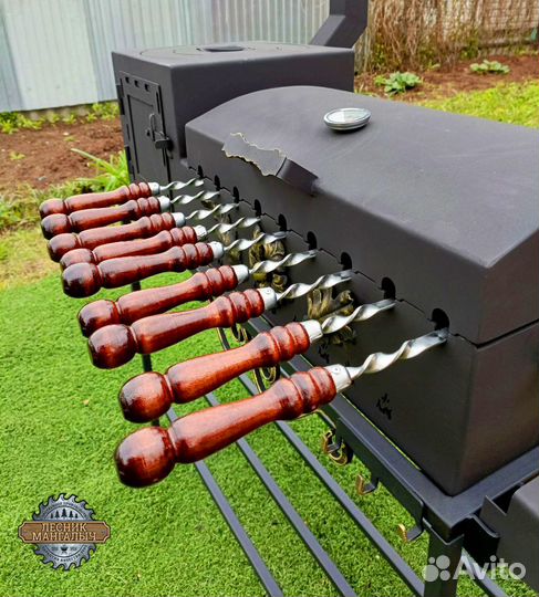 Мангал с печью 3мм 