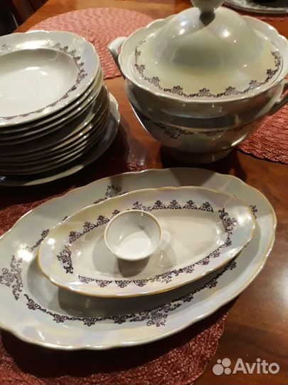Сервиз столовый не полный