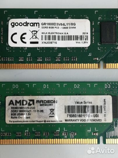 Оперативная память ddr3