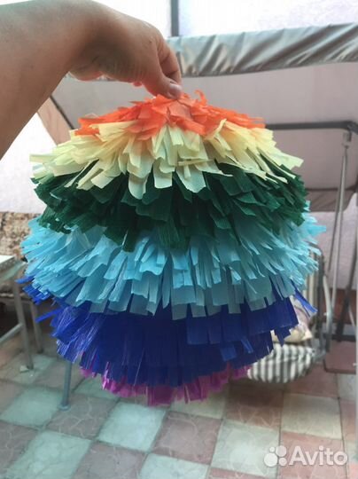 Пиньята круглая с сюрпризом на праздник 30см