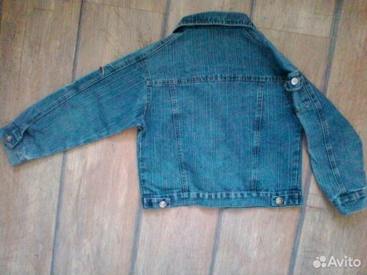 Джинсовая детская куртка