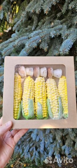 Букет из зефирных цветов