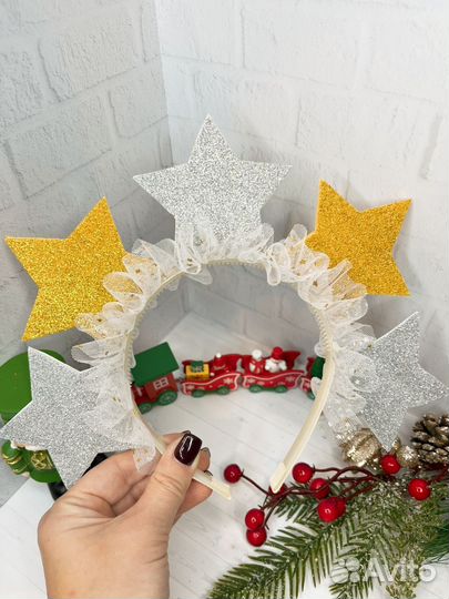 Ободок для девочки Звездочка