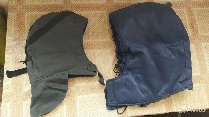 Шапка строительная, капюшон