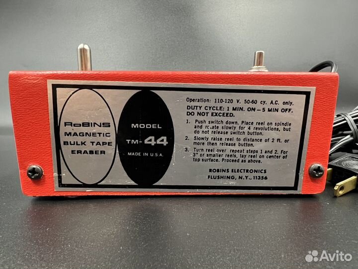 Размагничиватель Robins TM-44 для магнитной ленты