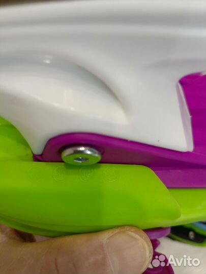 Коньки детские раздвижные для девочек 30-33р