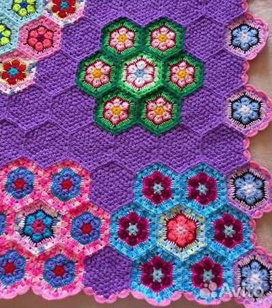 Плед ручной работы